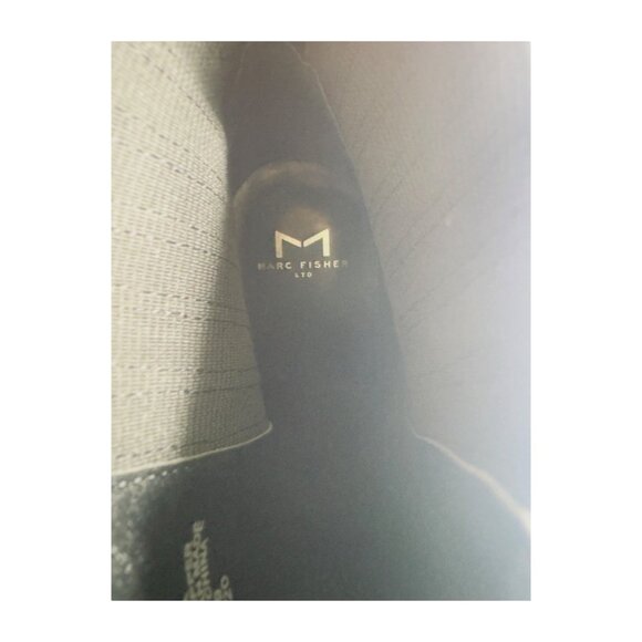 Marc Fisher ALVA Womens Brown Leather Ankle Boots Size 9.5M With Block Heels - Picture 9 of 9